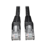 Tripp Lite N201-030-BK Cat6 Gigabit Snagless Molded (UTP) Ethernet Cable (RJ45 M/M), Black, 30 ft. (9.14 m)
