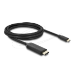 DeLOCK 80599 video cable adapter 2 m USB Type-C HDMI Black