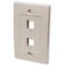Intellinet 162838 outlet box Ivory