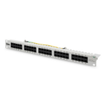 Digitus CAT 3 ISDN patch panel, unshielded, grey