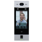 AKY IP Face Recognition Apartment OutDoor Station 10' Display Touch Screen Face-camera face, fingerprint, password, and card unlock