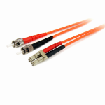 StarTech.com FIBLCST5 InfiniBand/fibre optic cable 196.9" (5 m) LC ST Orange