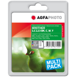 AgfaPhoto APB123SETD inktcartridge Zwart, Cyaan, Magenta, Geel