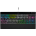 Corsair K55 RGB PRO XT keyboard USB AZERTY Belgian Black