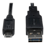 Tripp Lite UR050-006-24G USB cable USB 2.0 72" (1.83 m) USB A Micro-USB B Black