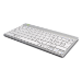 R-Go Tools Ergonomic keyboard R-Go Compact Break, compact keyboard with break software, AZERTY (BE), Bluetooth, white