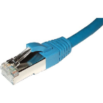 Cablenet 0.5m Cat6 RJ45 Blue F/UTP LSOH 26AWG Snagless Booted Patch Lead