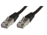 Microconnect Cat5e 3m networking cable Black F/UTP (FTP)