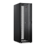 APC NetShelter SX 48U Vrijstaande rek Zwart