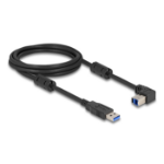 DeLOCK USB 5 Gbps Cable Type-A male to Type-B male 90° upwards angled 2 m