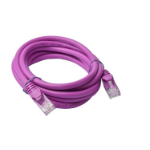 8WARE CAT6A Cable 2m - Purple Color RJ45 Ethernet Network LAN UTP Patch Cord Snagless