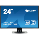 iiyama ProLite X2481HS-B1 LED display 59.9 cm (23.6") 1920 x 1080 pixels Full HD Black