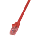 LogiLink 1m Cat.6 U/UTP networking cable Red Cat6 U/UTP (UTP)