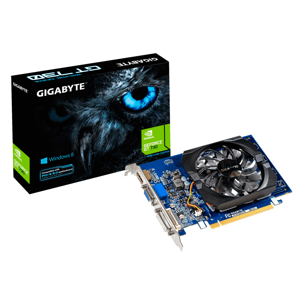 Image of Gigabyte GeForce GT 730 NVIDIA 2 GB GDDR3