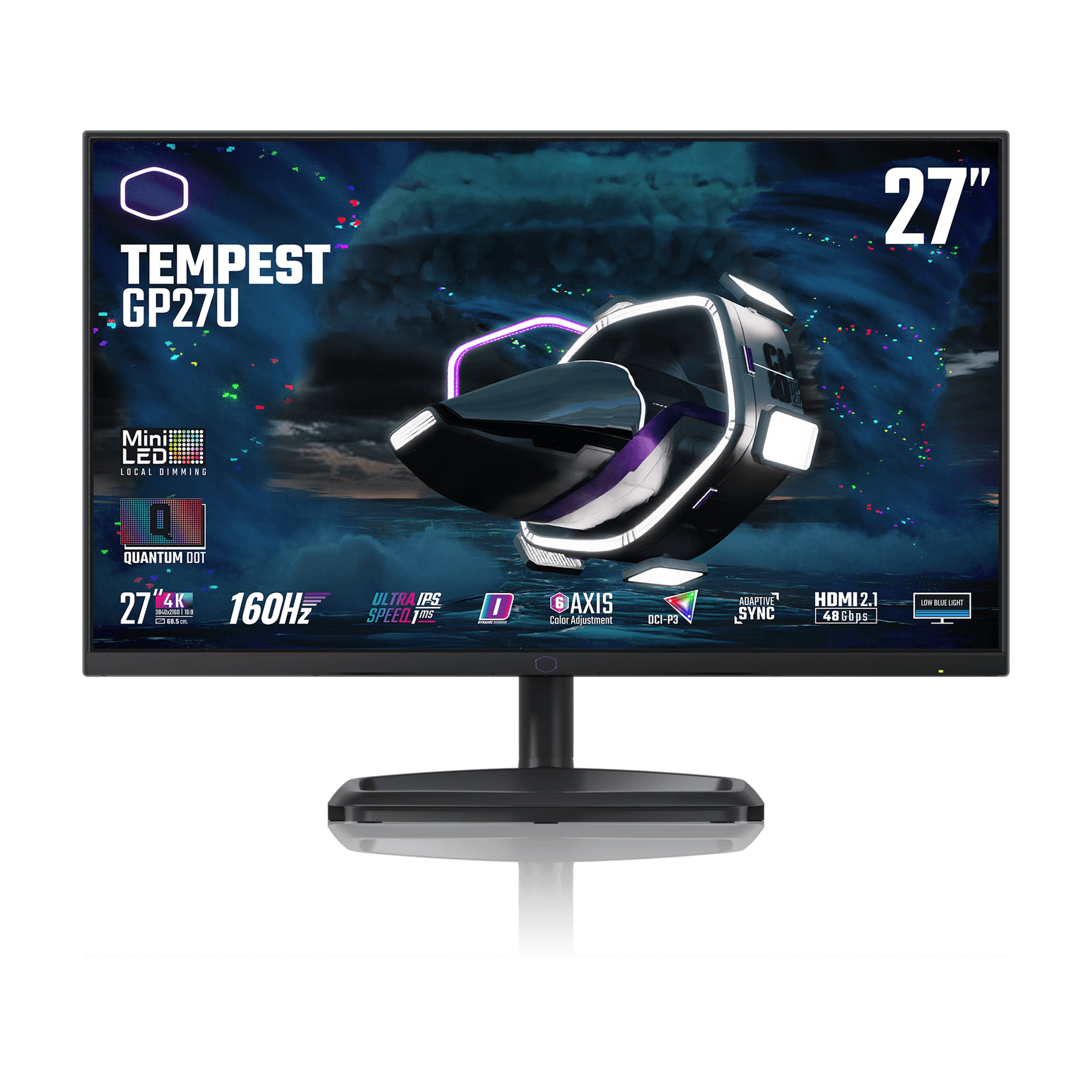 Image of Cooler Master Gaming Tempest GP27U LED display 68.6 cm (27") 3840...