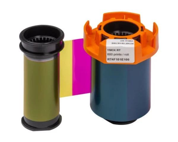 Evolis Black/Yellow/Magenta Agilia Rt5f102e100 Ymckk Colour Ribbon (600 Prints)