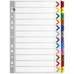 MARBIG 35029 DIVIDERS INDEX A4 COLOUR JAN-DEC