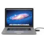 Compulocks Macbook Pro 2012 - 2015 Security Lock Slot adapter with Combination Cable Lock