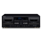 TEAC W-1200 Cassette deck 2 deck(s) Black