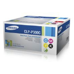 Samsung CLP-P300C/ELS Toner Value-Kit (Bk,C,M,Y), 1K pages 2000 pg+3x1000 pg for Samsung CLP-300