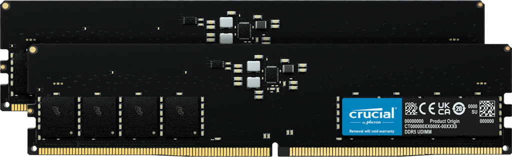 Image of Crucial CT2K16G48C40U5 memory module 32 GB 2 x 16 GB DDR5 4800 MHz