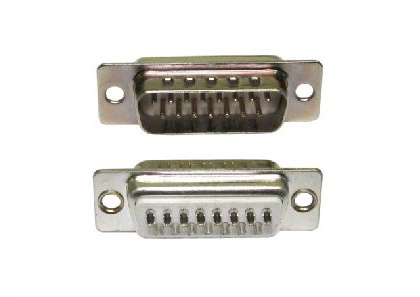 Cables Direct D15-M wire connector Nickel