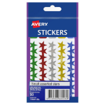 AVERY 932352 MERIT STAR STICKERS SMALL ASSORTED PACK 90