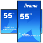 iiyama LH5552UHS-B1 Signage Display Digital signage flat panel 138.7 cm (54.6") VA 500 cd/m² 4K Ultra HD Black Built-in processor Android 8.0 24/7