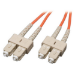 Tripp Lite N506-50M InfiniBand/fibre optic cable 1968.5" (50 m) 2x SC OFNR Orange