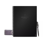 BIC Rocketbook Fusion Letter A4 Reusable Smart Notebook 42 Multi-Format Style Pages Black 515901