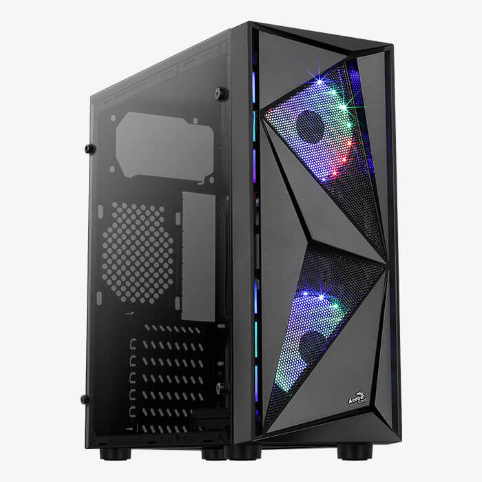 ACCM-PV28113.11 AEROCOOL Geh Midi Glider Cosmo Black MicroATX/ATX/MiniITX/Wi