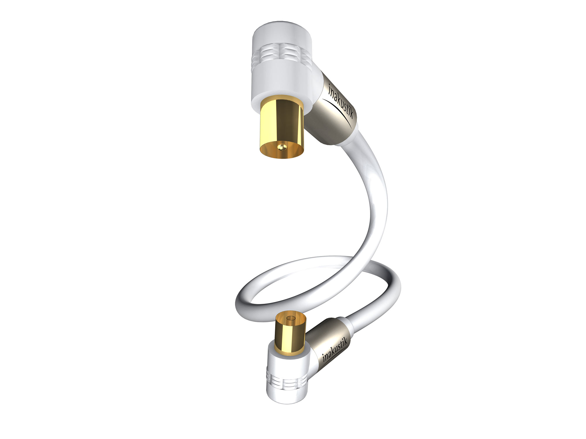 Image of Inakustik 004263075 coaxial cable 7.5 m Coax White