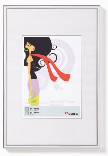 Image of Walther Design New Lifestyle 13 x 18 - Plastic - Silver - 9 x 13...