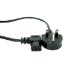 Cablenet CNL 3M UK 5A C13 RA Bk PVC 0.75MM