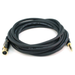 Monoprice 4771 audio cable 179.9" (4.57 m) 6.35mm TRS XLR (3-pin) Black