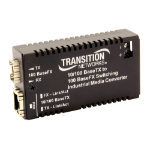 Lantronix M/GE-ISW-SFP-01 network media converter Black