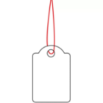 HERMA Strung marking tags 15x24 mm with red string 1000 pcs.