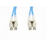 4Cabling 10m LC-LC OM4 Multimode Fibre Optic Cable: Blue