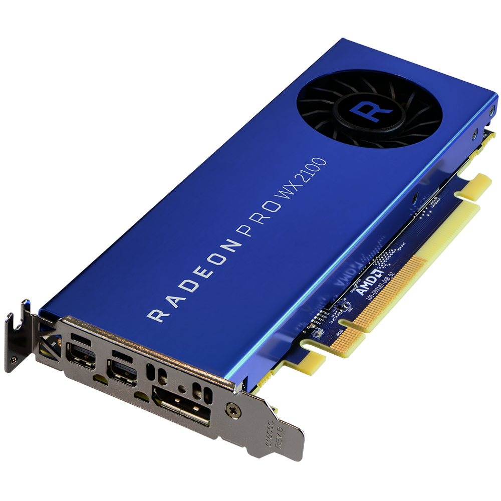 Image of AMD 100-506001 graphics card Radeon Pro WX 2100 2 GB GDDR5