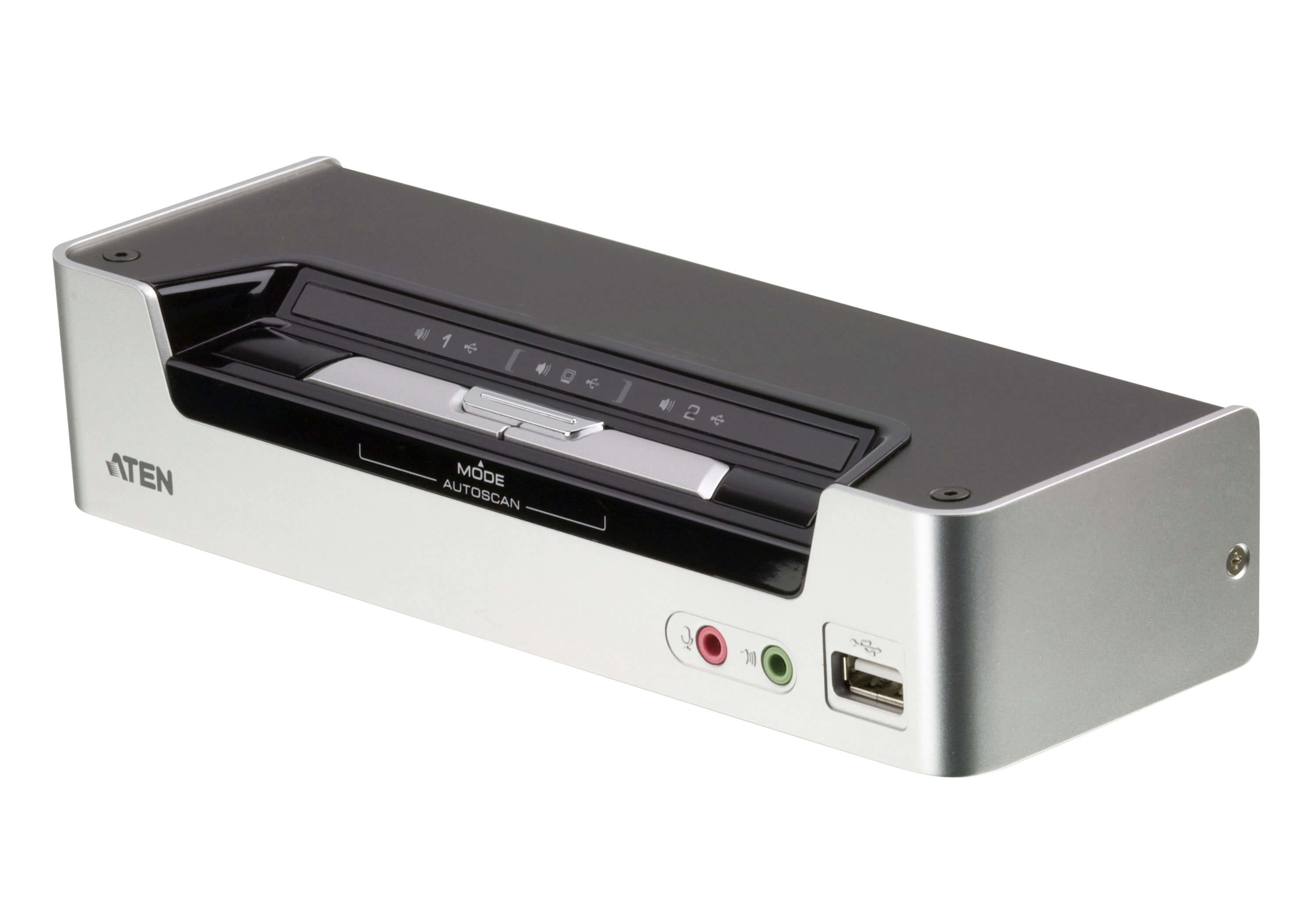 Image of ATEN CS1792 KVM switch Rack mounting Black, Silver