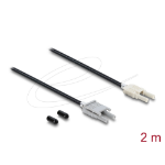 DeLOCK 91028 glasvezeladapter 1 stuk(s) Zwart, Grijs