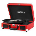 Victrola VSC-550BT Belt-drive audio turntable Black, Red