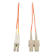 Tripp Lite N516-05M InfiniBand/fibre optic cable 196.9" (5 m) 2x LC 2x SC OFNR Orange