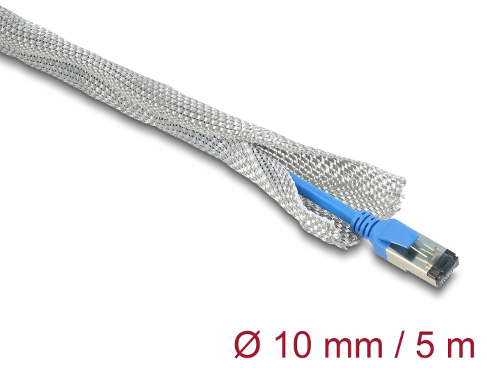 EU Product - Geflechtschlauch EMV Abschirmung selbstschl. 5mx10mm thumbnail