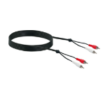 Schwaiger CIK5025 533 audio kabel 5 m 2 x RCA Zwart