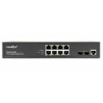 Rocstor SolidConnect SCM8 Managed L2 Gigabit Ethernet (10/100/1000) Power over Ethernet (PoE) Black