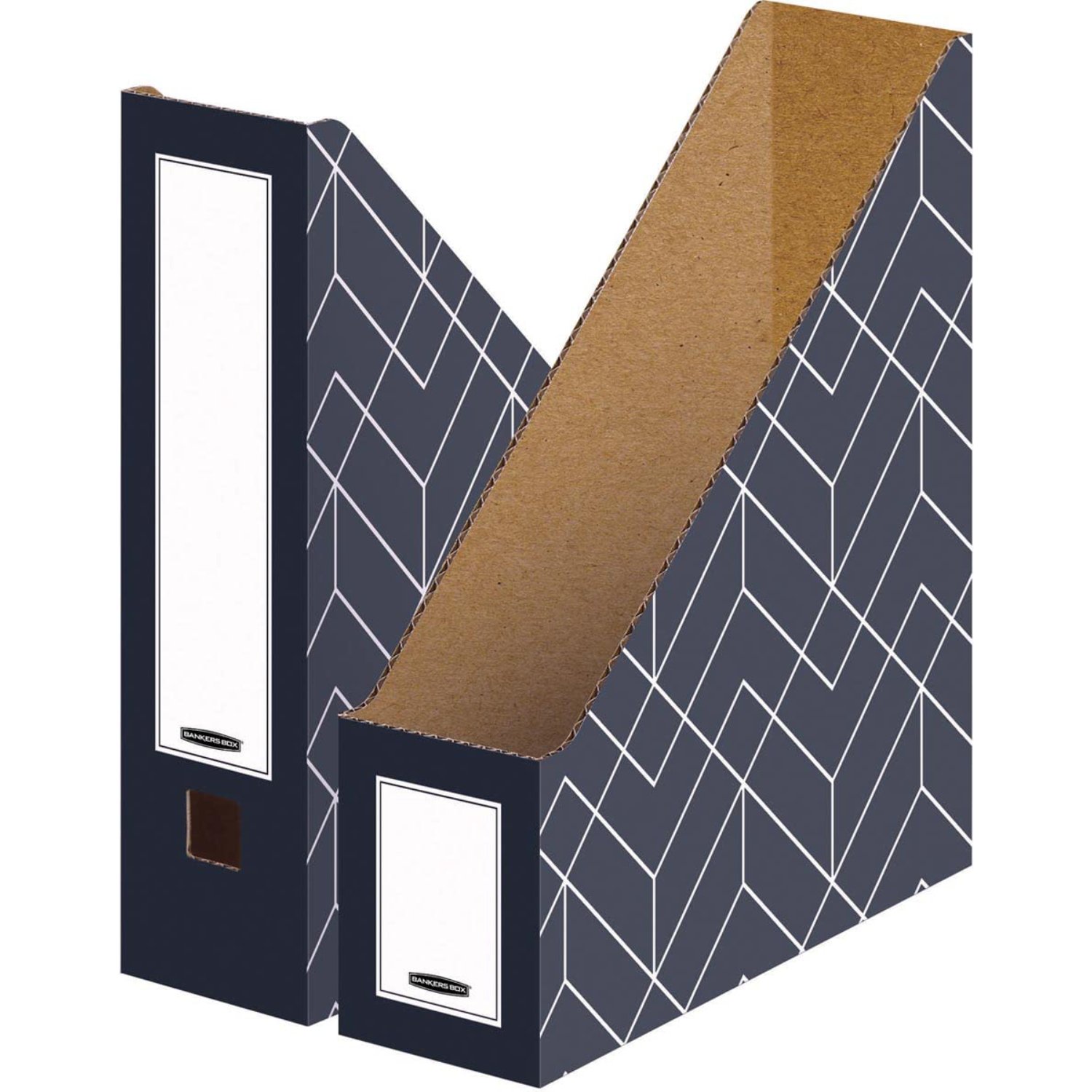 Image of Bankers Box Decor Magazine File - Urban Midnight Blue Pack of 5