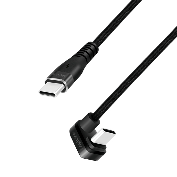 Image of LogiLink CU0191 USB cable 2 m USB 2.0 USB C Black