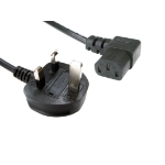 Cables Direct Type G/C13 1.8m Black Power plug type G C13 coupler