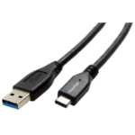 VisionTek USB 3.1 1m USB cable 39.4" (1 m) USB 3.2 Gen 2 (3.1 Gen 2) USB C USB A Black